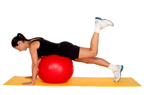  Posture for Life - Plank on the Ball - Overhead